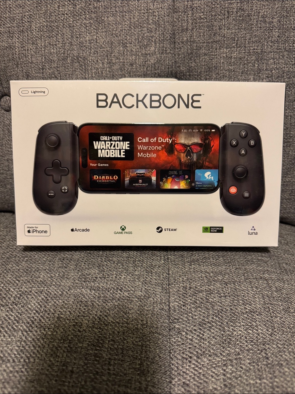 Backbone - One (Lightening) - Mobile gaming controller for iPhone (2nd Gen)